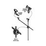 Suporte Boom Duplo P/ Microfone Dsm-01 Dolphin