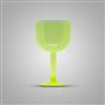 Taça Pit 500 Gin 16 Unidades 500ml Acrilico Amarelo