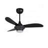 Ventilador de Teto Ventisol Mistral 3 Pás Preto Bivolt