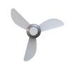 Ventilador de Teto Ventisol Mistral 3 Pás Branco/Cinza Bivolt