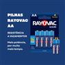 4 Pilhas Alcalinas Aa Rayovac