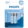 2 Pilhas Alcalinas Aa Philips