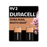 2 Baterias Alcalinas 9v Duracell