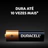 2 Pilhas Alcalinas Aaa Palito Duracell