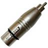Adaptador Rca Macho P/xlr 3p Fêmea Niq. Wc 242 Ad 02 Unidades Wireconex