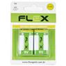 Bateria 9v Zinco Cartela Com 2 Unidades Flex