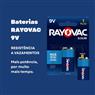 Bateria Alcalina 9v Rayovac Cartela Com 01 Unidade