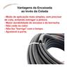 Borracha Casca De Cobra Mini Proteção Porta 7x10mm Preta 5m