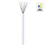 Cabo de Rede CAT5e 305m Fortrek FK 500C CMX Branco - CX / 305