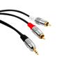 Cabo P2 Stereo 02 Rca Metal 1,8m Storm