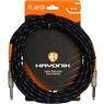 Cabo Para Instrumento Têxtil Hayonik Player P10 5m Preto/Azul