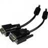 Cabo VGA HDB15M x HDB15M 15 MT Preto Com Filtro Storm