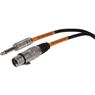 Cabo Para Microfone Hayonik Player XLR Fêmea x P10 7m Preto