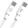 Cabo Tipo C x Tipo C TC602 2 Metros Branco ELG