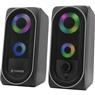 Caixa de Som Gamer Multimídia Fortrek Black Hawk RGB Preta