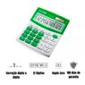 Calculadora Mesa Visor 12 Dig. - Verde Mv4126 Elgin