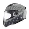 Capacete Texx Escam Kratos Cyber Cinz Fosc 56