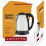 Chaleira Elétrica Agratto CE02 Prata Em Aço Inox 220V