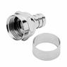 Conector F Rg 6 Com Anel Storm 100 Unidades