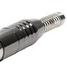 Conector Linha Rca Macho Niquel Preto Com Mola Storm 10 Un.