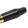 Conector Linha Rca Macho Preto Metal Storm 10 Unidades