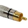 Conector Linha Rca Macho Profissional Preto Storm 10 Un.