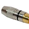 Conector Linha Rca Macho Profissional Preto Storm 10 Un.