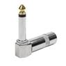 Conector P10 Macho Mono 90 Graus Metal Storm 10 Unidades