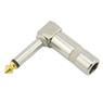 Conector P10 Macho Mono 90 Graus Metal Storm 10 Unidades