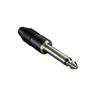Conector P10 Mono Preto Wc153 10 Un Wireconex