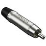 Conector Plug Rca Macho Wc 1212 Bk  Wireconex 10unidades