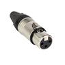 Conector Xlr Fema Linha 3 Polos Metal Storm 10 Unidades