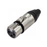 Conector Xlr Fema Linha 3 Polos Metal Storm 10 Unidades