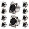 Conector Painel Xlr Fêmea 3 Polos Storm 10 Unidades