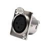Conector Painel Xlr Fêmea 3 Polos Storm 10 Unidades