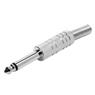 Conector P10 Macho Mono Niquel Com Mola Storm 10 Unidades