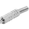 Conector P10 Macho Mono Niquel Com Mola Storm 10 Unidades