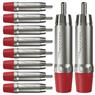 Conector Rca Macho Wc 1212 Rd Wireconex 10 Unidades