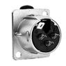 Conector Xlr Painel Cromado Fêmea Mxt 10 Unidades