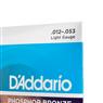Cordas Para Violão Aço D Addario Phosphor Bronze Ej16 .012-.053