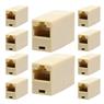 Emenda Rj45 Fêmea Para Rj 45 Fêmea 8x8 Storm 10 Unidades