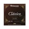 Encordoamento Giannini Clássico P/violão Nylon 65/35 Prateado Média Genwpm