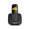 Telefone Sem Fio com Identificador e Display Luminoso TS3110 Intelbras Preto