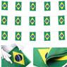 Varal de Bandeiras do Brasil Poliéster 20x30cm 6m