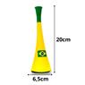 Corneta do Brasil Plástico Verde e Amarelo Brasil Copa 20x6,5cm