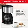 Cafeteira Elétrica Arno Perfectta Inox 600ml Jarra de Vidro 127V