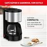 Cafeteira Elétrica Arno Perfectta Inox 600ml Jarra de Vidro 220V