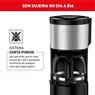Cafeteira Elétrica Arno Perfectta Inox 600ml Jarra de Vidro 220V