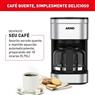 Cafeteira Elétrica Arno Preferita Inox 750ml Jarra de Vidro 127V