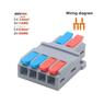 Conector Emenda de Alavanca até 450V 40A - 2 x 4 Pin 6mm